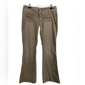 Y2K Weathervane Bell Bottom Khaki Pants size 13